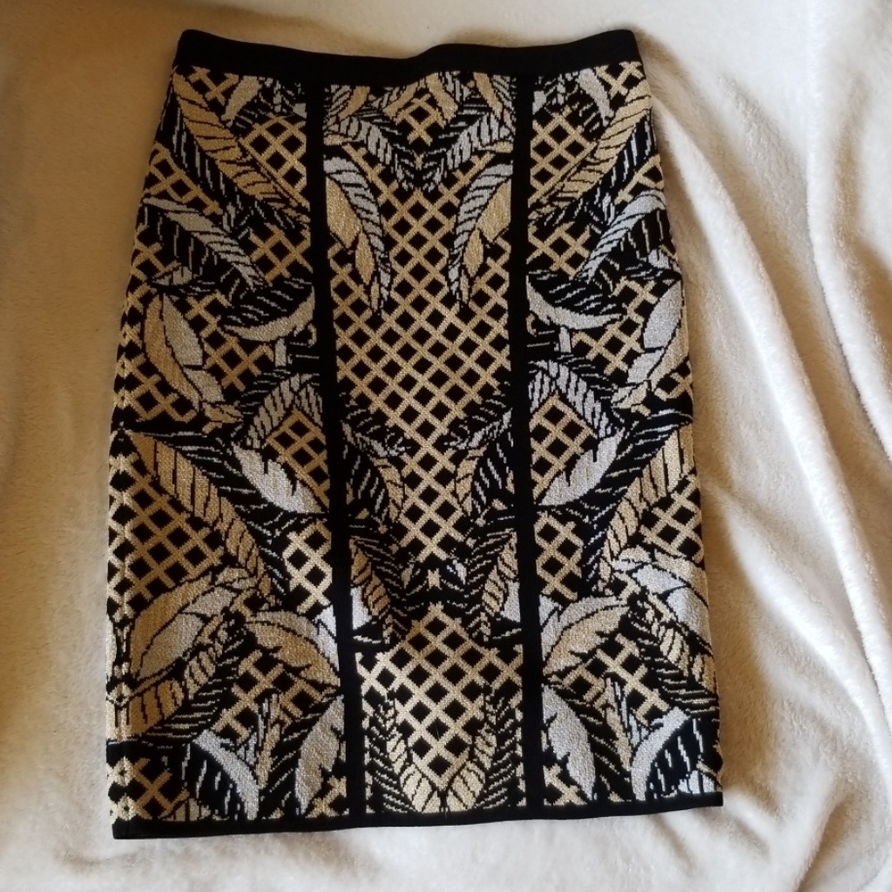 Print pencil skirt